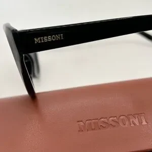 MISSONI MIS 0086/S - 33Z IR Grey Black Horn Oval Cat Eye Sunglasses w/Case NEW Missoni | Accessories | Missoni Mis 086s 33z Ir Grey Black  main image 4